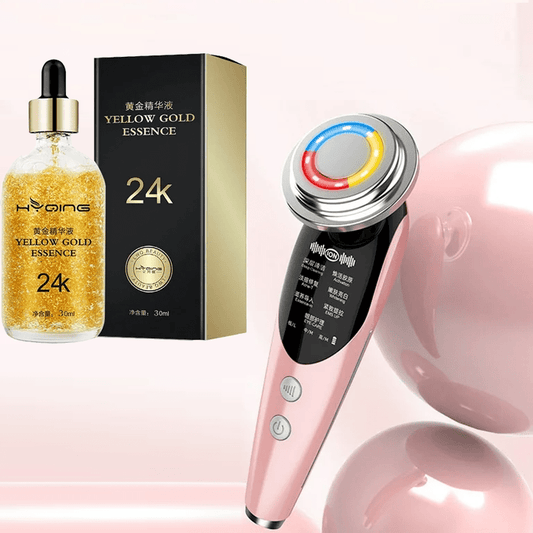 7-in-1 Facelift Wand + 24k Gold Youth Serum