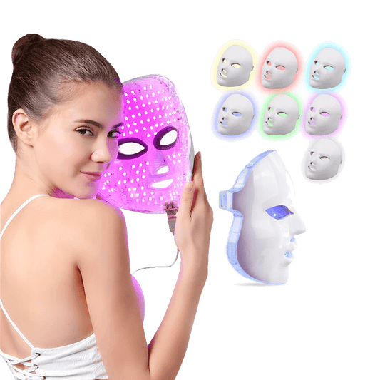 Advanced 7 x LED Facial Mask With Neck Photon Therapy